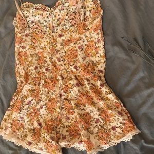 Victoria’s Secret Floral & Lace See Through Teddy